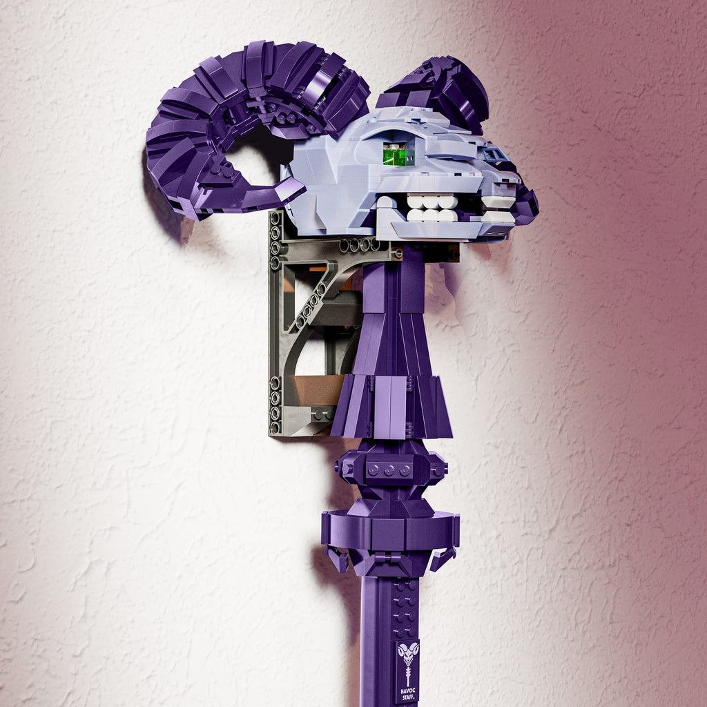 Mattel Brick Shop Masters of the Universe Skeletor Havoc Staff