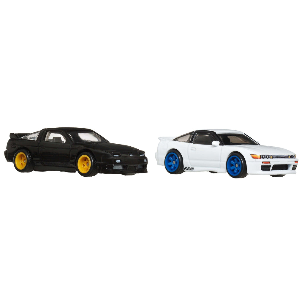 Hot Wheels Premium Car Culture 2-Pack '96 NISSAN 180SX TYPE X & NISSAN SilEighty
