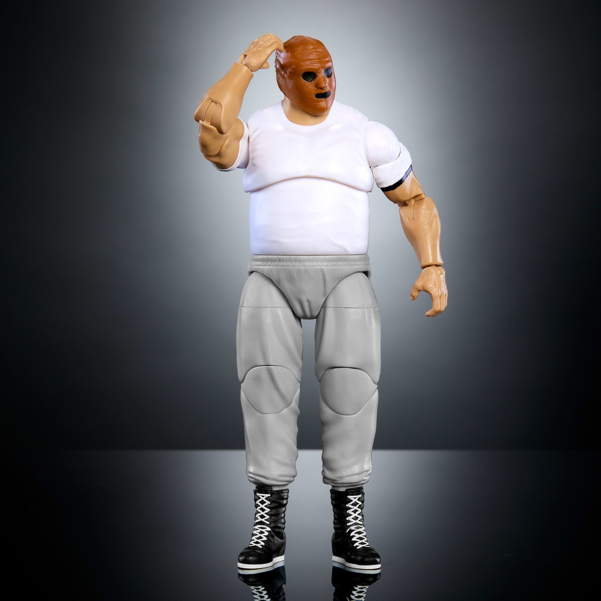 WWE Elite Collection Monday Night War British Bulldog Action Figure & Plus Golga Build-A-Figure Parts