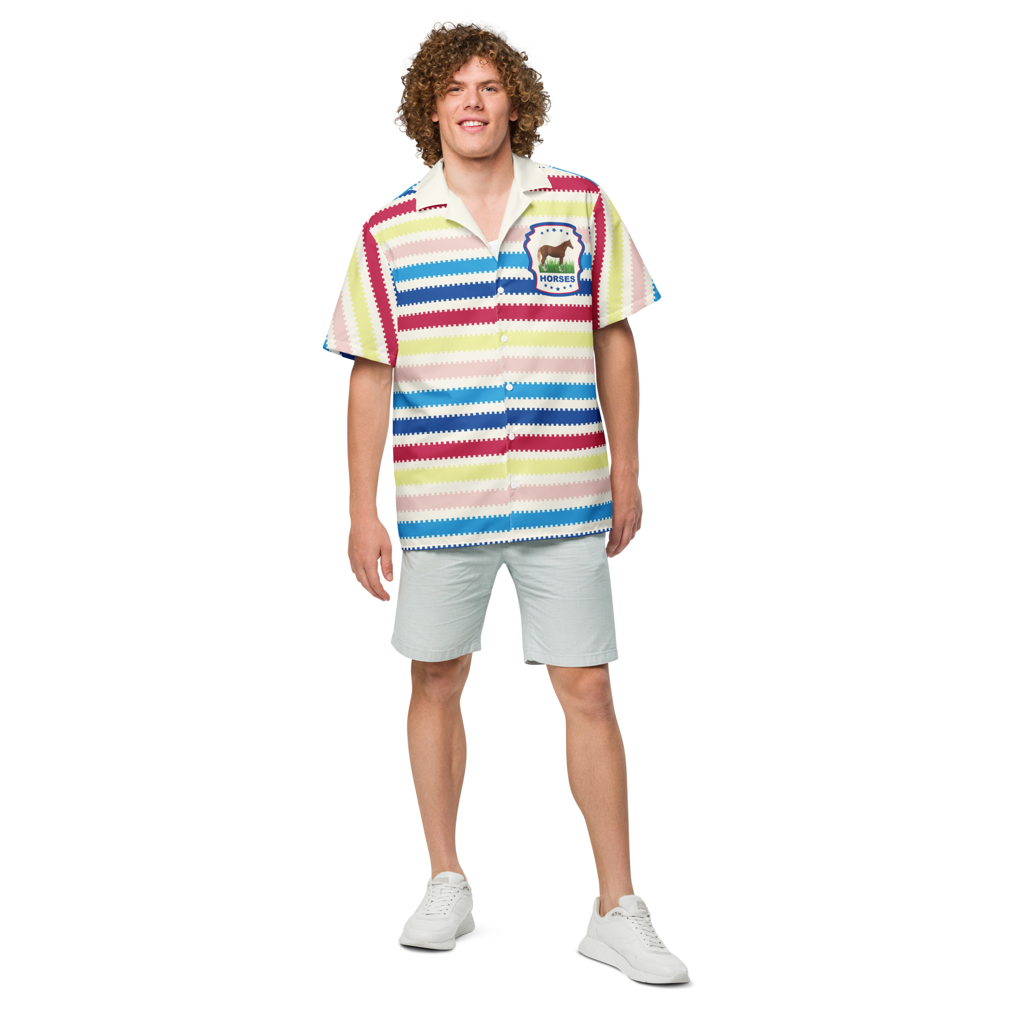 Beach Allan Button Front Shirt - Barbie the Movie