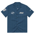 Hot Wheels Racing Blue Striped Mechanic Shirt