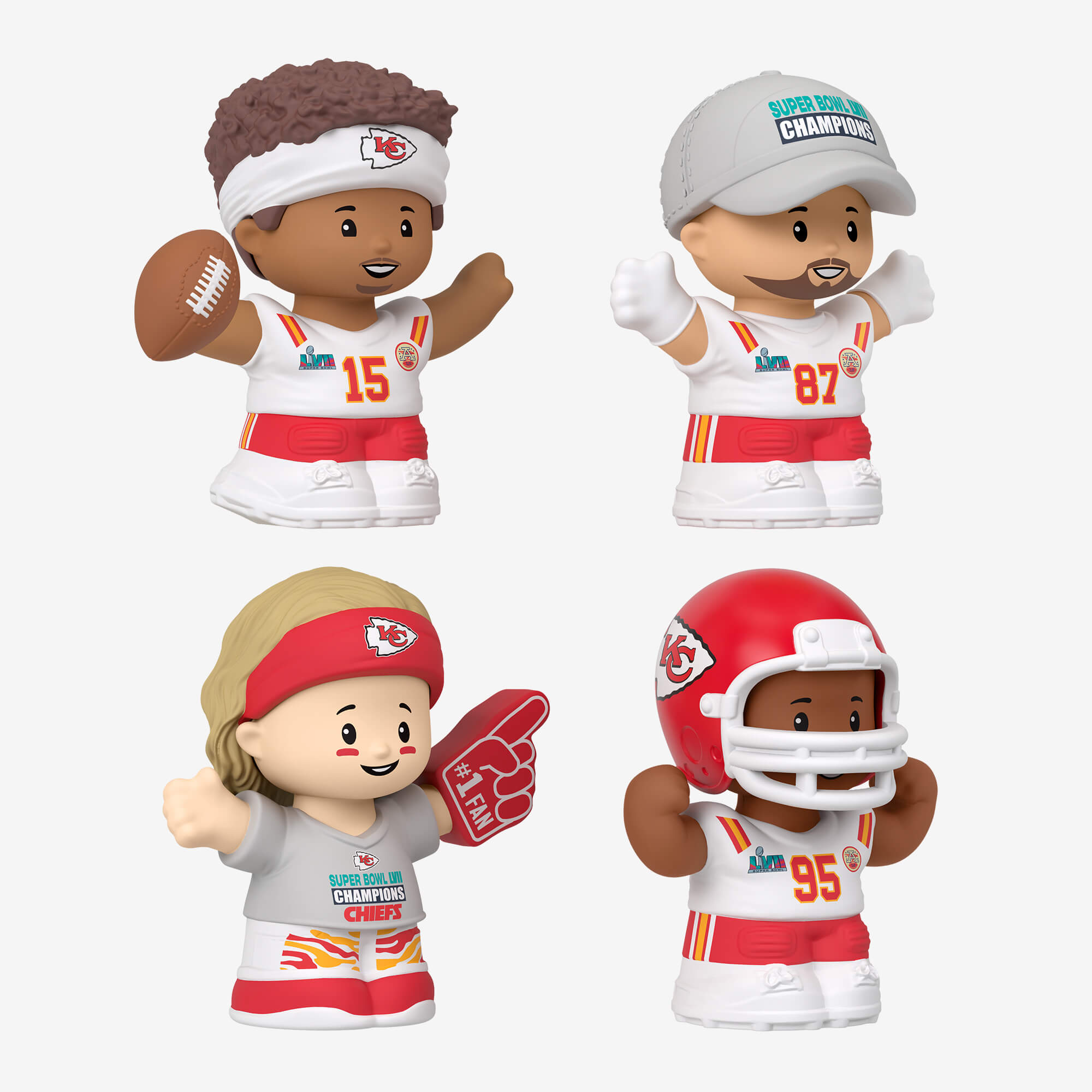 Little People Collector Super Bowl LVII Champions Set Kansas City Chiefs