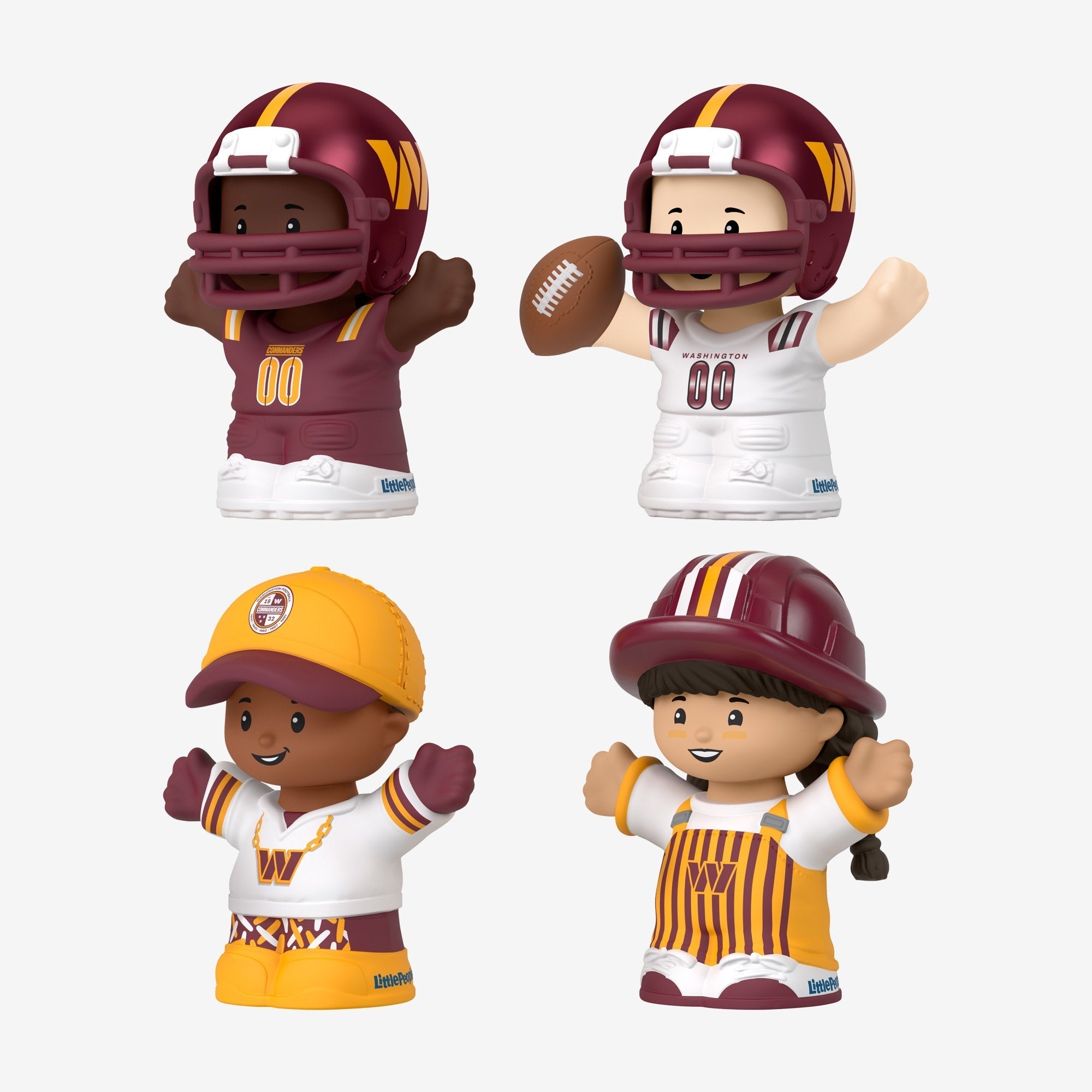 Little People Collector x NFL Washington Commanders Set