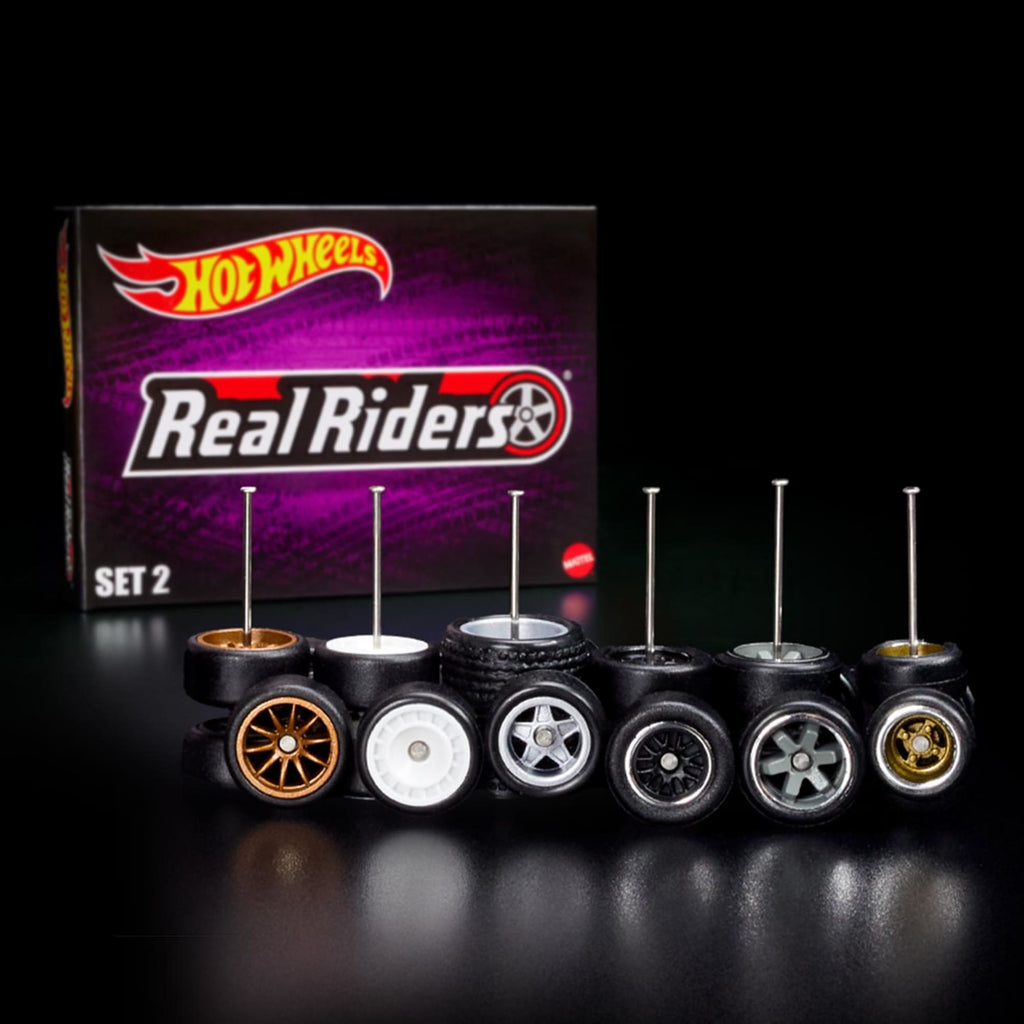 Hot Wheels RLC Exclusive Real Riders Wheels Pack - Set 2