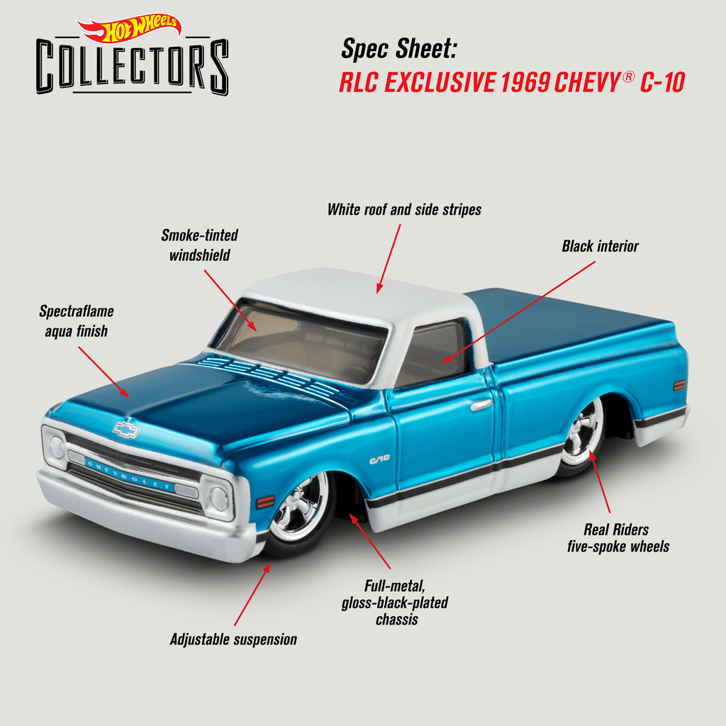 Hot Wheels RLC Exclusive 1969 Chevy C-10