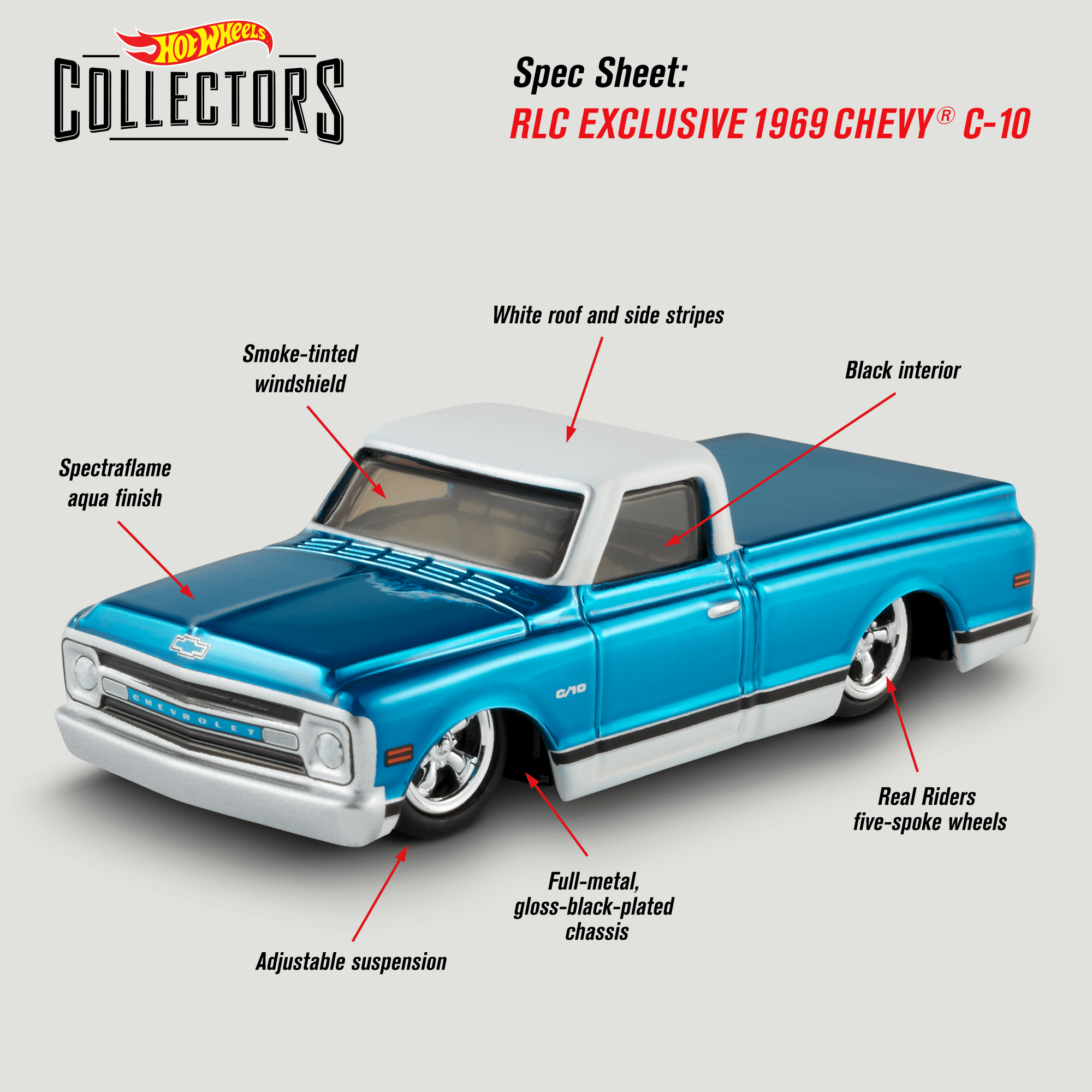 Hot Wheels RLC Exclusive 1969 Chevy C-10