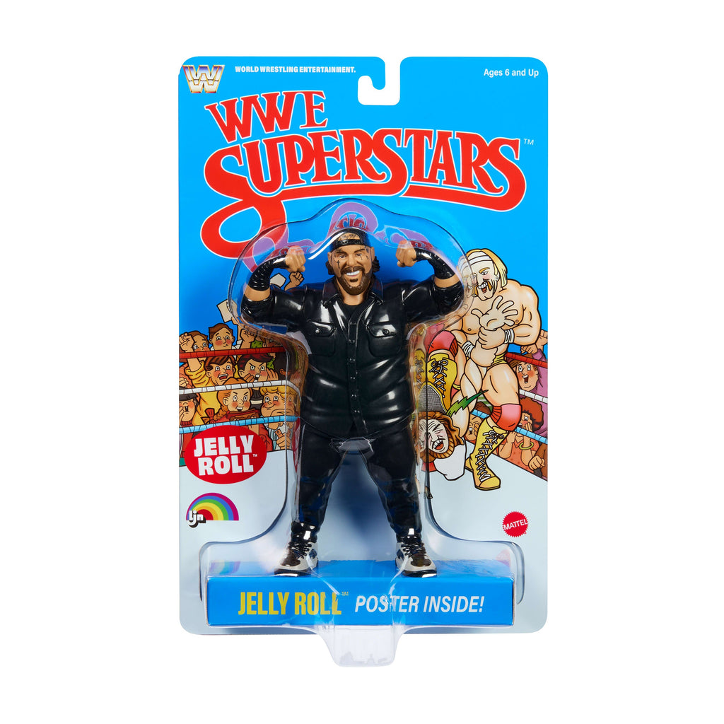 LJN WWE Superstars Jelly Roll Action Figure