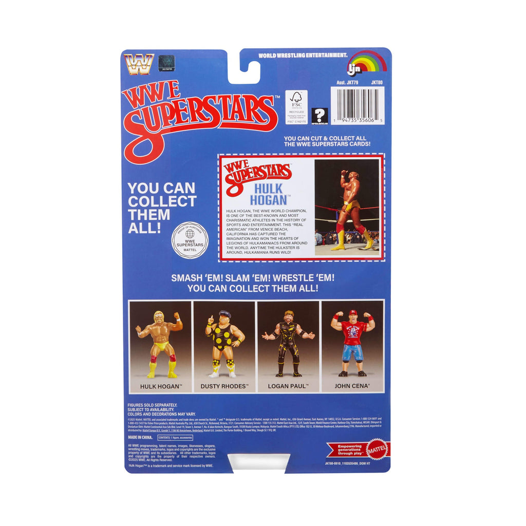 LJN WWE Superstars Hulk Hogan Action Figure