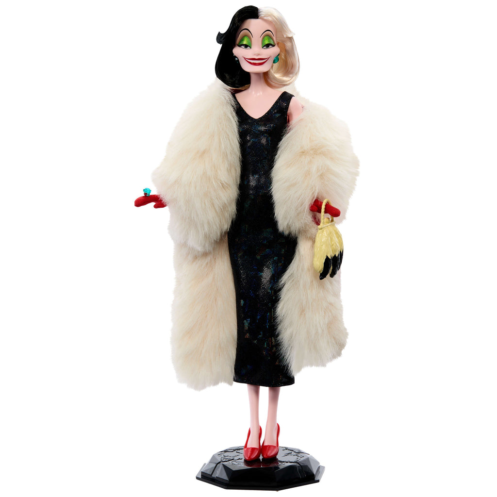 Disney Collector Cruella De Vil Collectible Villains Fashion Doll