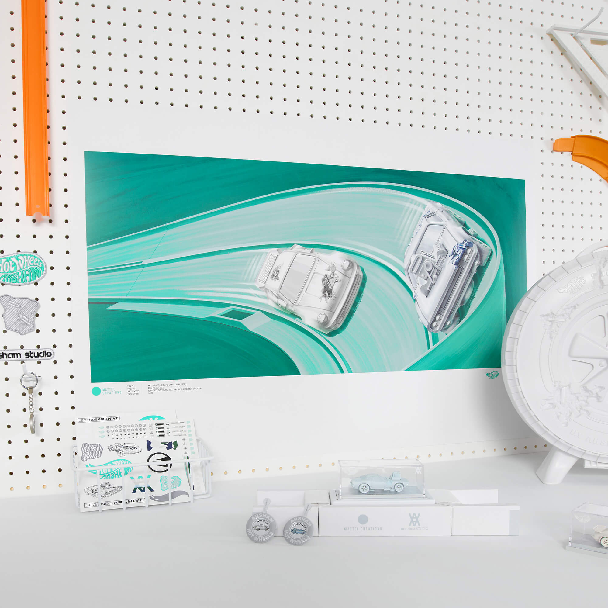 Hot Wheels x Daniel Arsham Legends Archive Lap 1 Poster