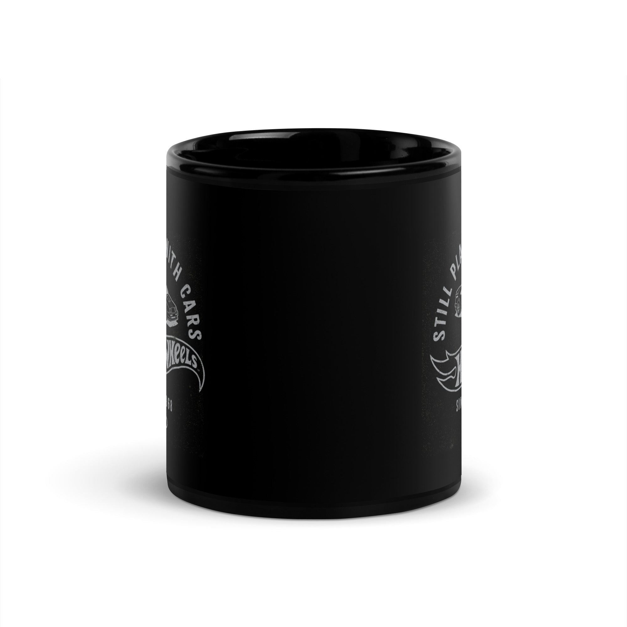 Hot Wheels Still Plays with Hot Wheels Cars Black Mug