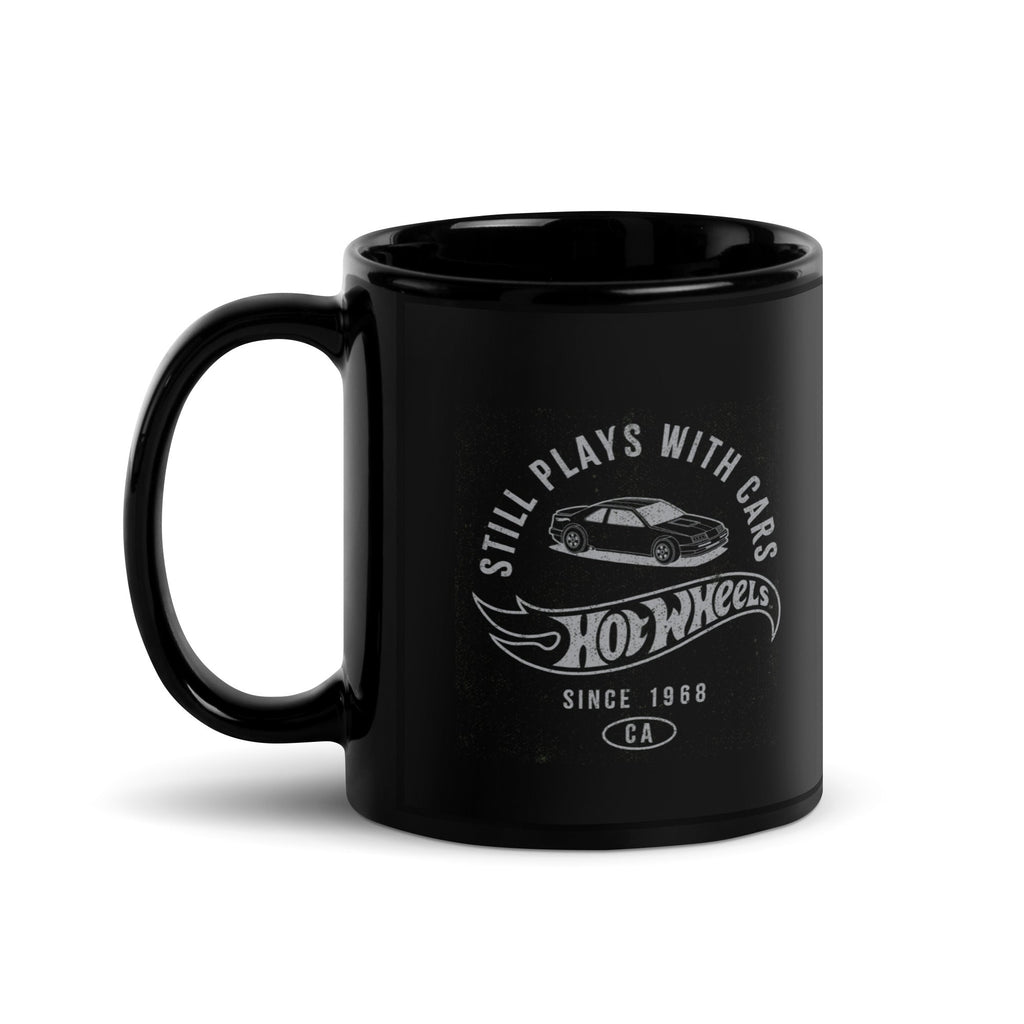 Hot Wheels Still Plays with Hot Wheels Cars Black Mug