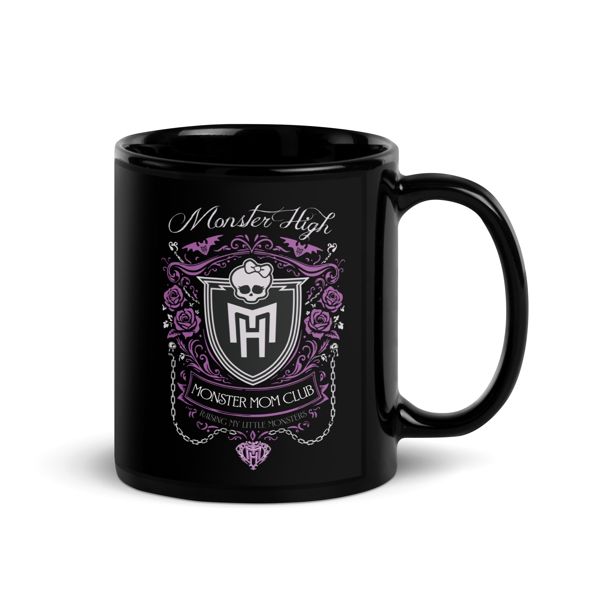 Monster High Monster Mom Club Black Mug