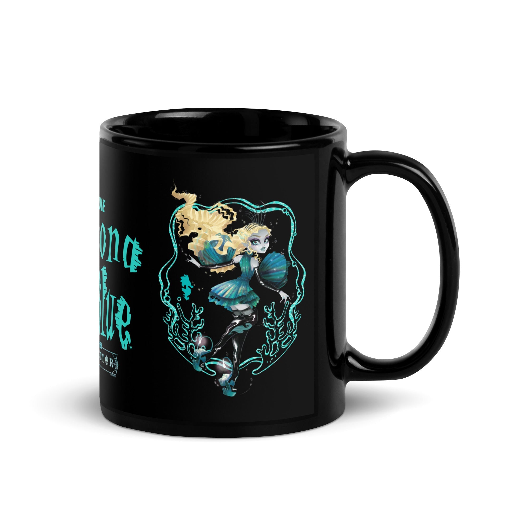 Monster High Lagoona Blue Black Mug