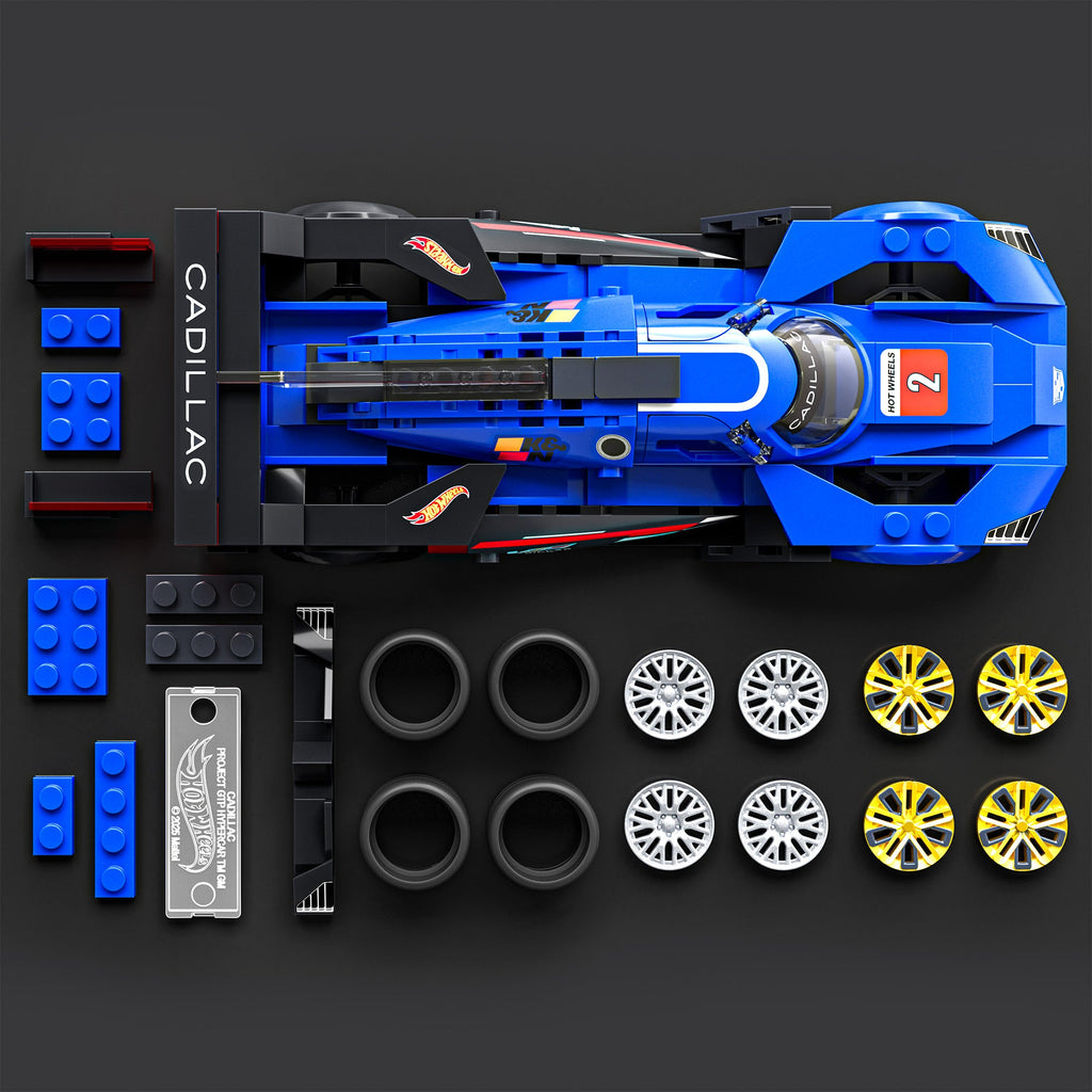 Mattel Brick Shop Hot Wheels Cadillac Project GTP Hypercar Building Set