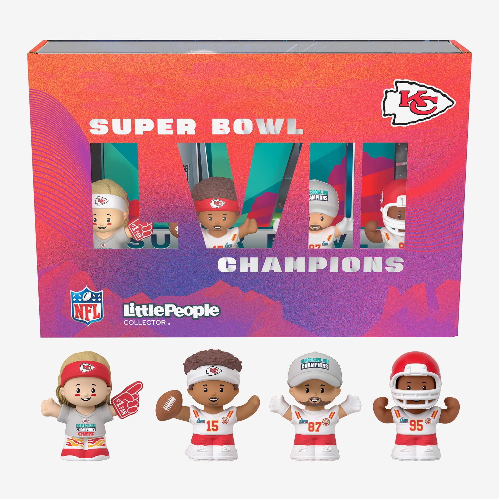 Little People Collector Super Bowl LVII Champions Set Kansas City Chiefs