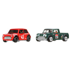Hot Wheels Premium Car Culture 2-Pack - Morris Mini & '67 Austin Mini Pickup