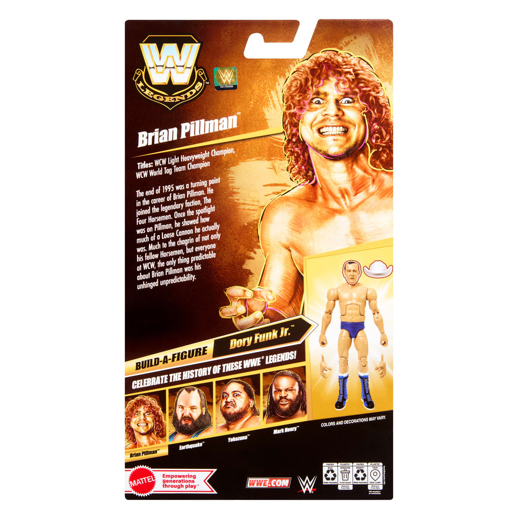 WWE Legends Elite Collection Brian Pillman Action Figure
