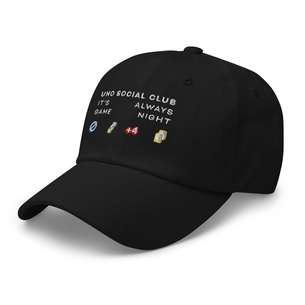 UNO Social Club It's Always Game Night Black Hat
