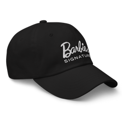 Barbie Signature Logo Black Baseball Hat
