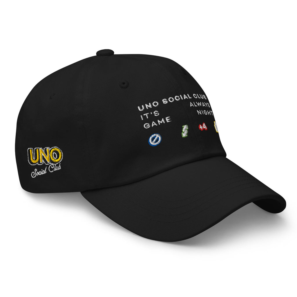 UNO Social Club It's Always Game Night Black Hat