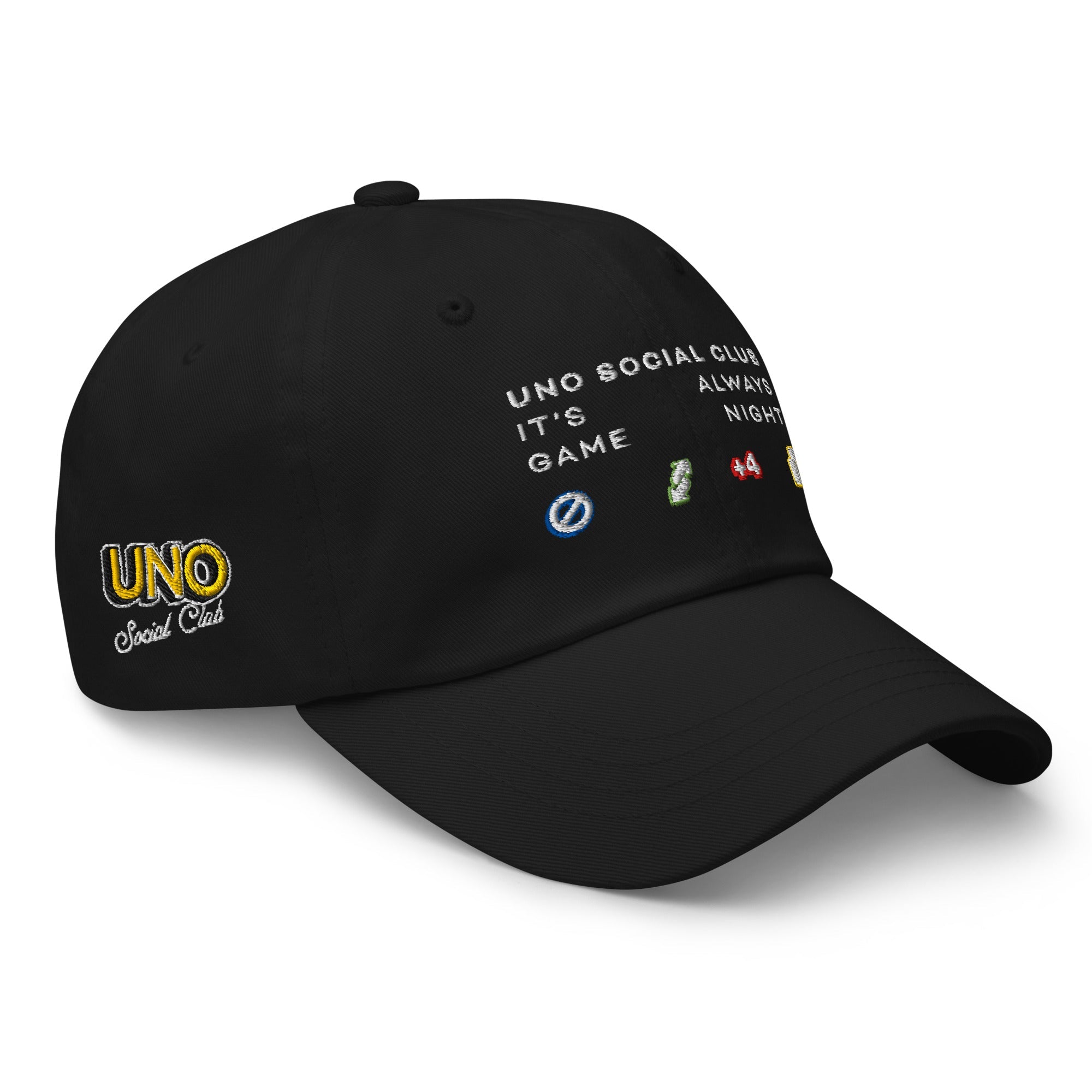 UNO Social Club It's Always Game Night Black Hat