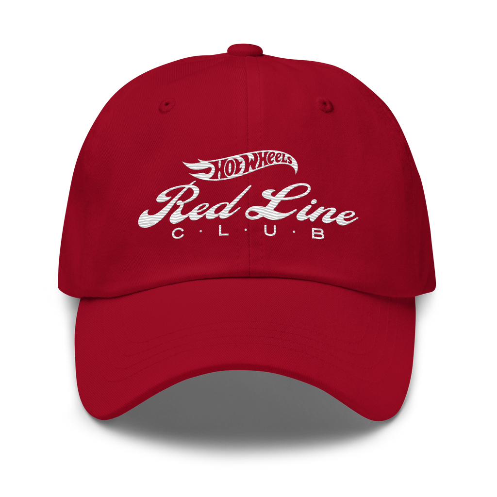 Hot Wheels® Red Line Club® 20th Anniversary Retro Logo Hat - Red