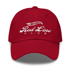 Hot Wheels® Red Line Club® 20th Anniversary Retro Logo Hat - Red