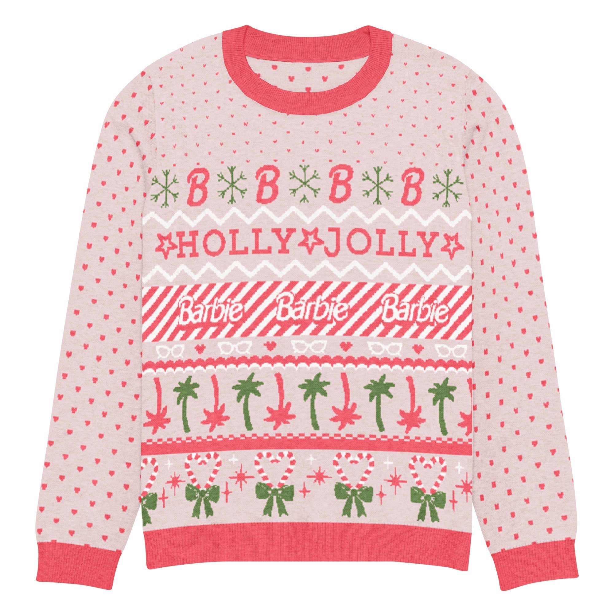Barbie Holly Jolly Pink Ugly Sweater