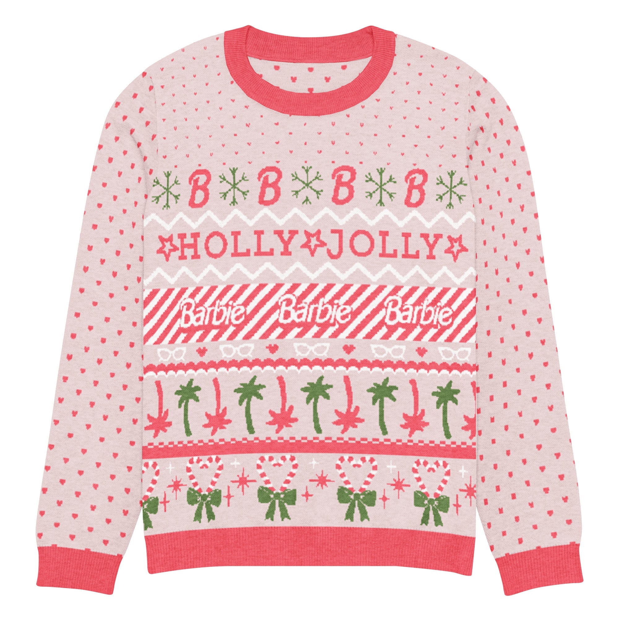 Barbie Holly Jolly Pink Ugly Sweater