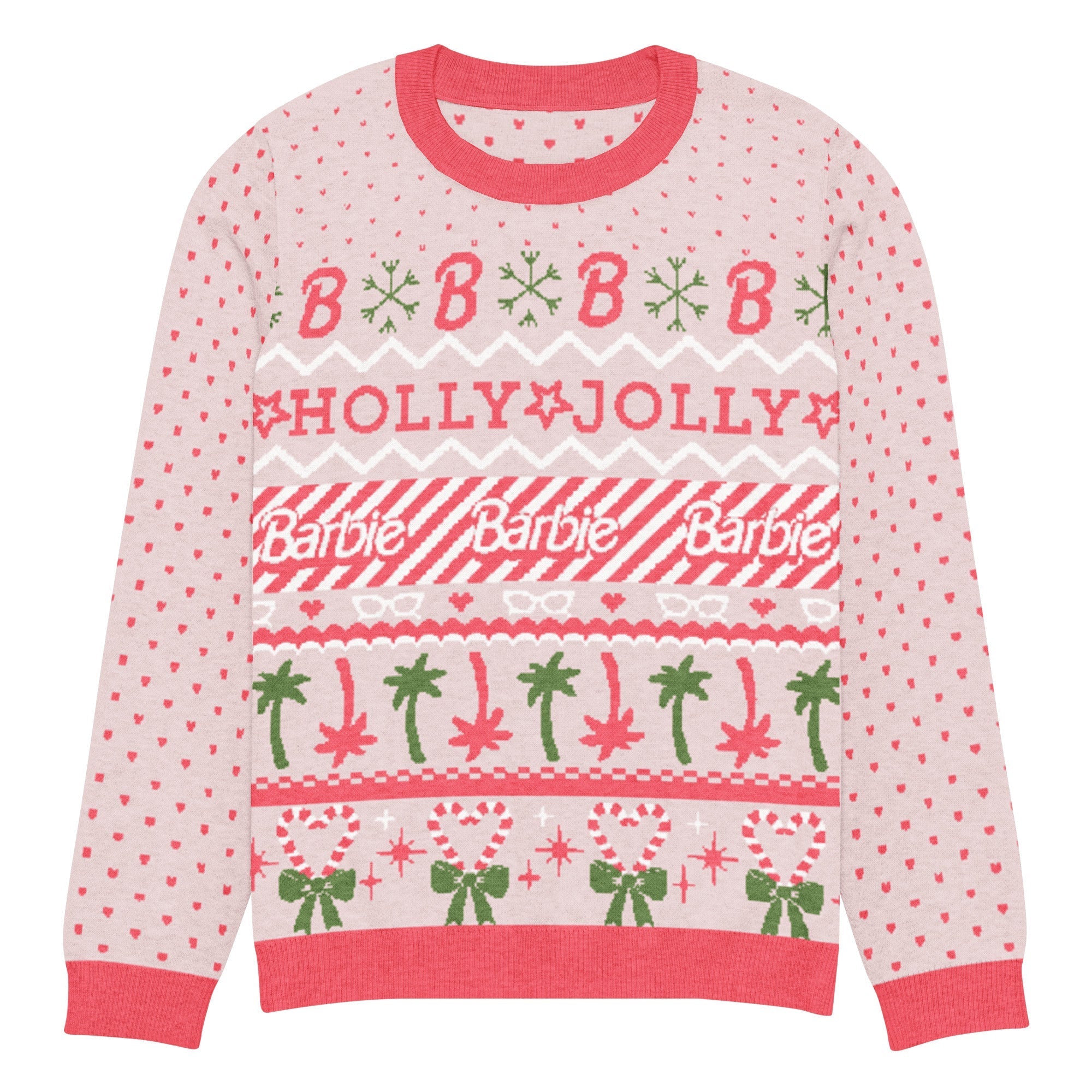 Barbie Holly Jolly Pink Ugly Sweater