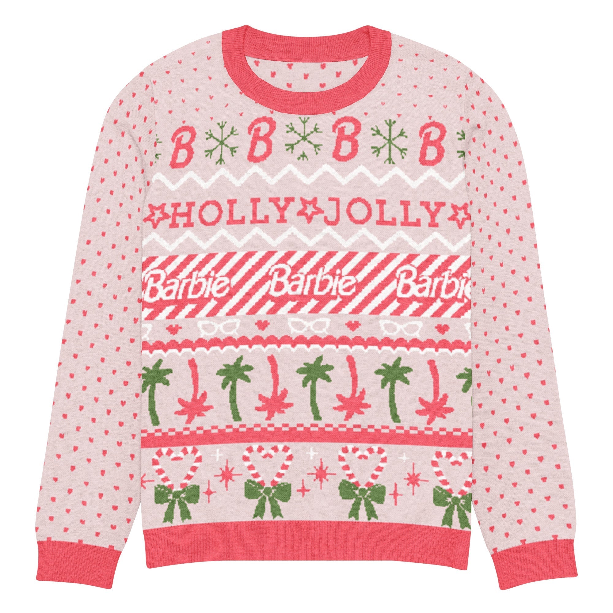 Barbie Holly Jolly Pink Ugly Sweater