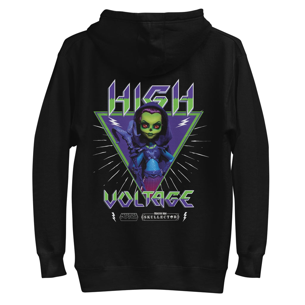 Monster High Masters of the Universe Skeletor Embroidered Black Hoodie