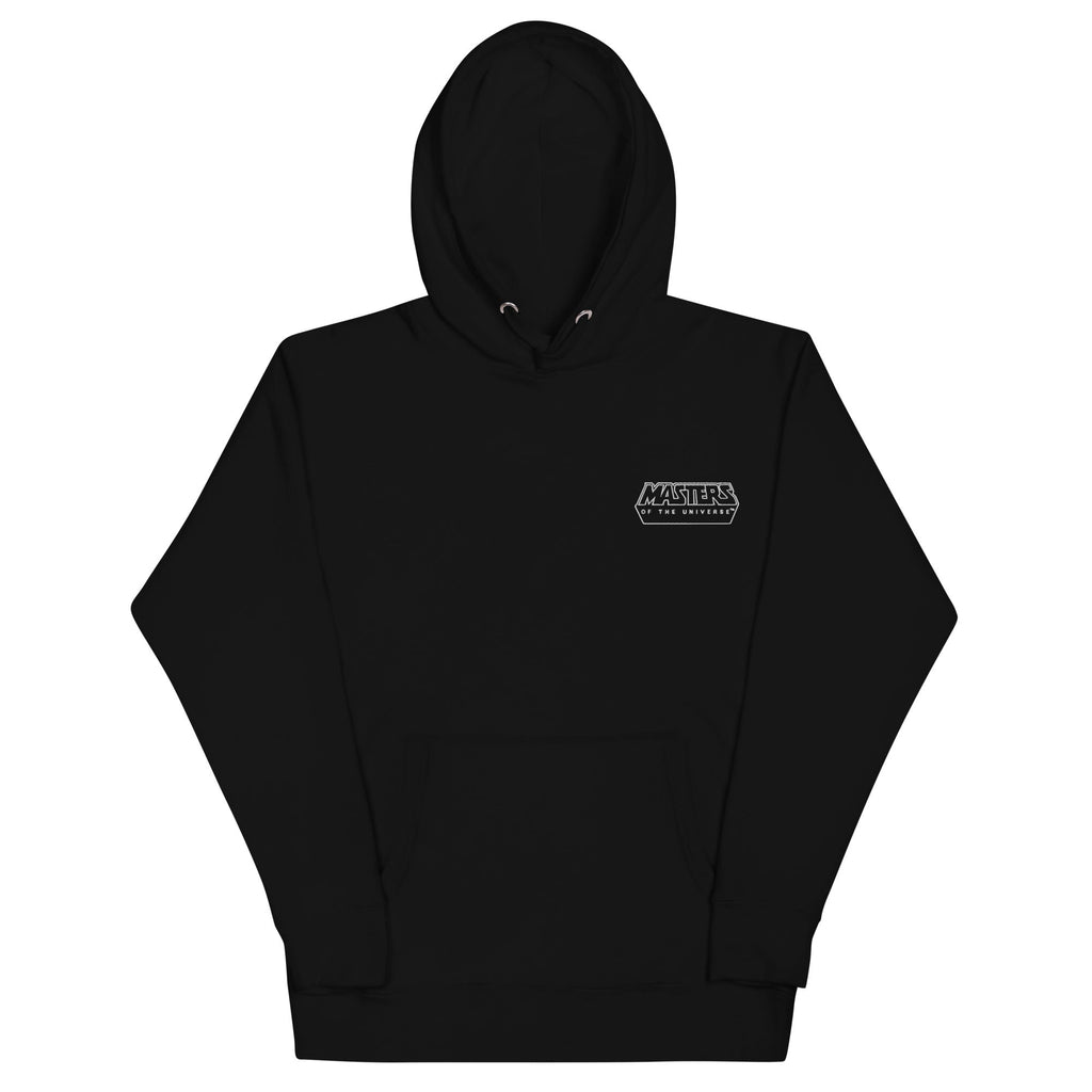 Masters of the Universe Skeletor Love Language Embroidered Black Hoodie