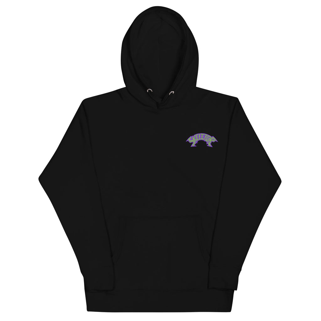 Monster High Masters of the Universe Skeletor Embroidered Black Hoodie