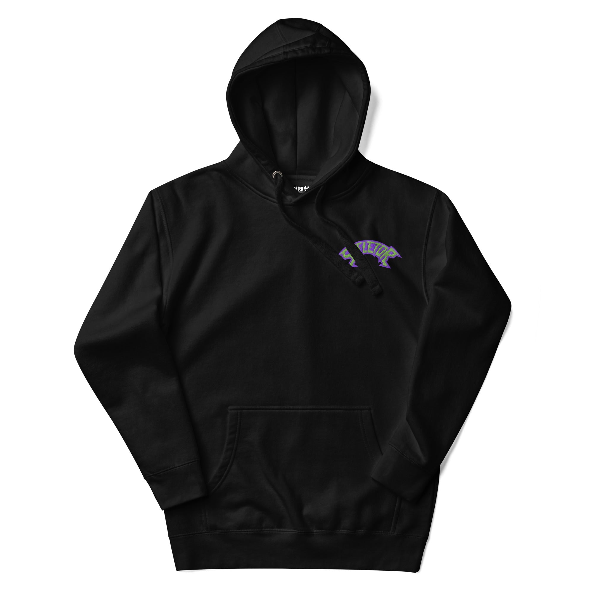Monster High Masters of the Universe Skeletor Embroidered Black Hoodie