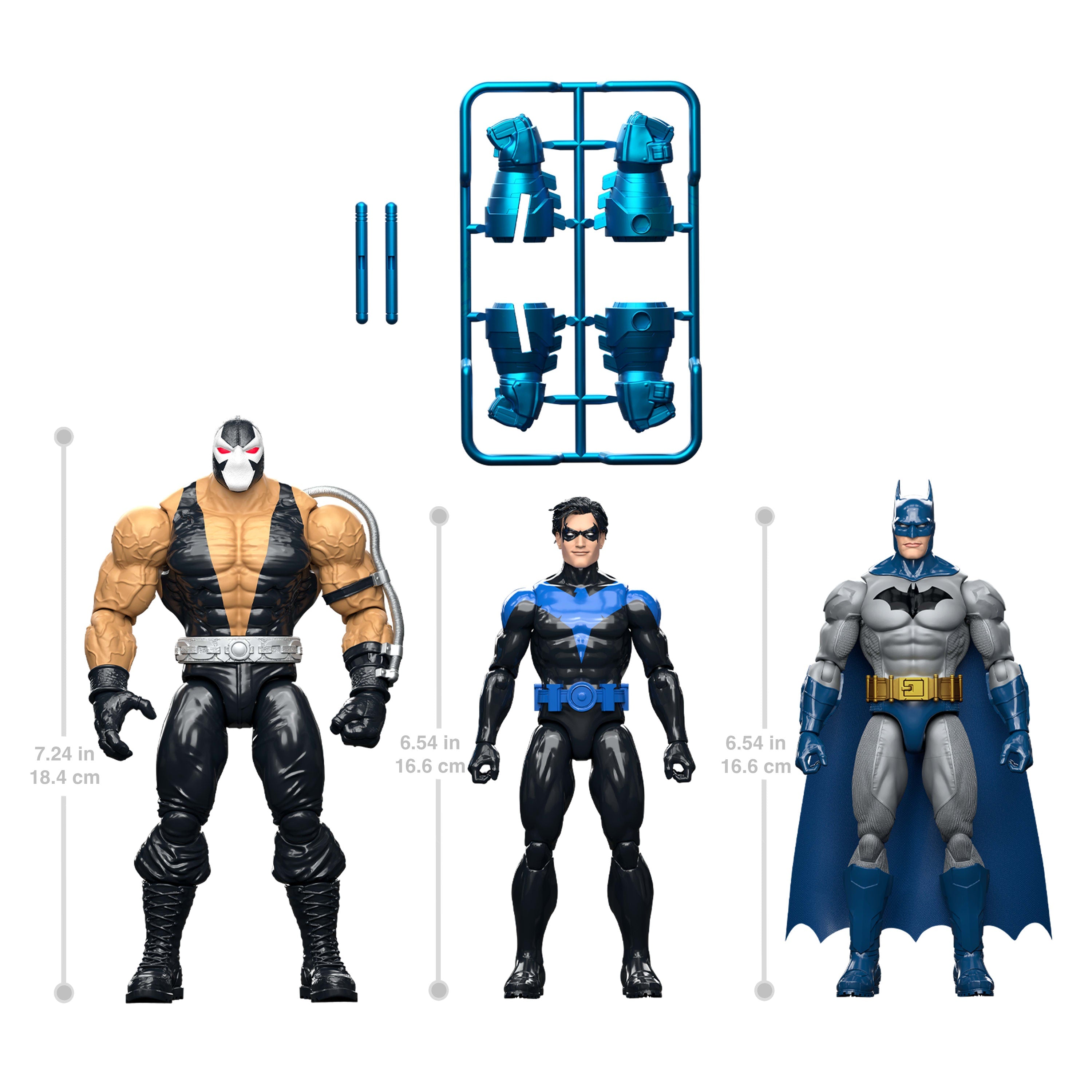 DC Premier Batman & Nightwing vs. Bane 3-Pack Action Figure
