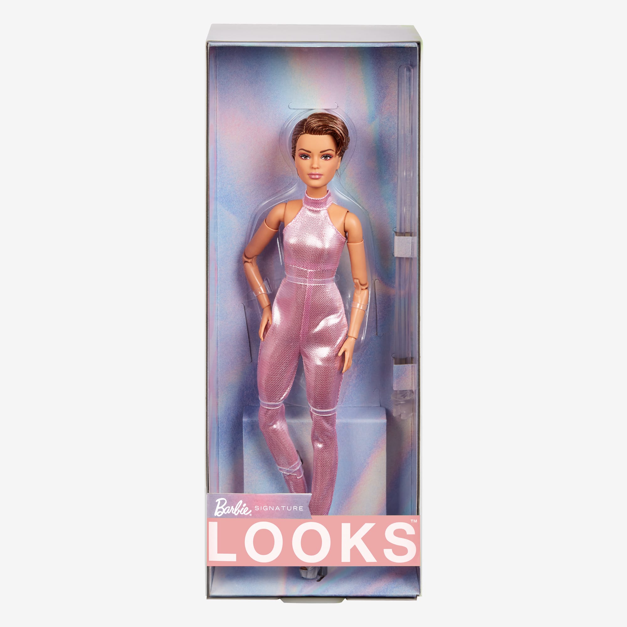 Barbie Looks Doll #22 (Petite, Short Auburn Hair)
