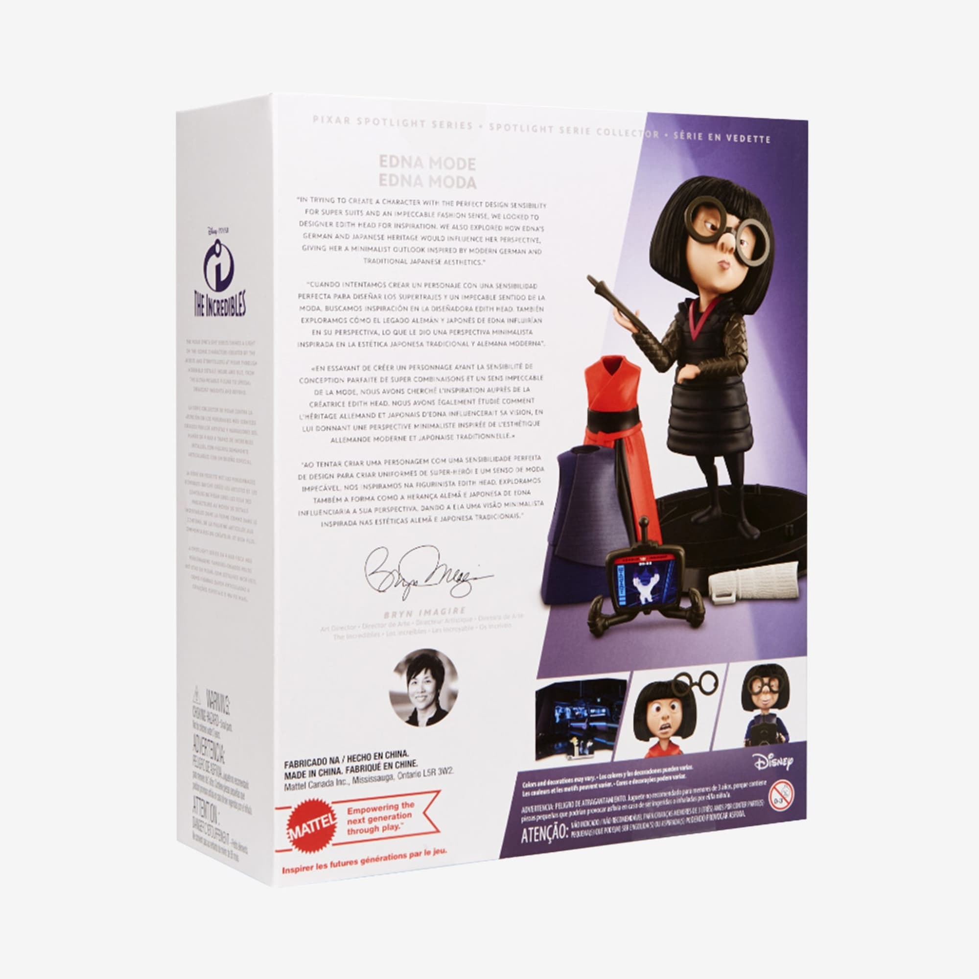 Pixar Spotlight Series Edna Mode Collector Figure The Incredibles