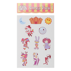 Digital Circus Sticker Pack 1