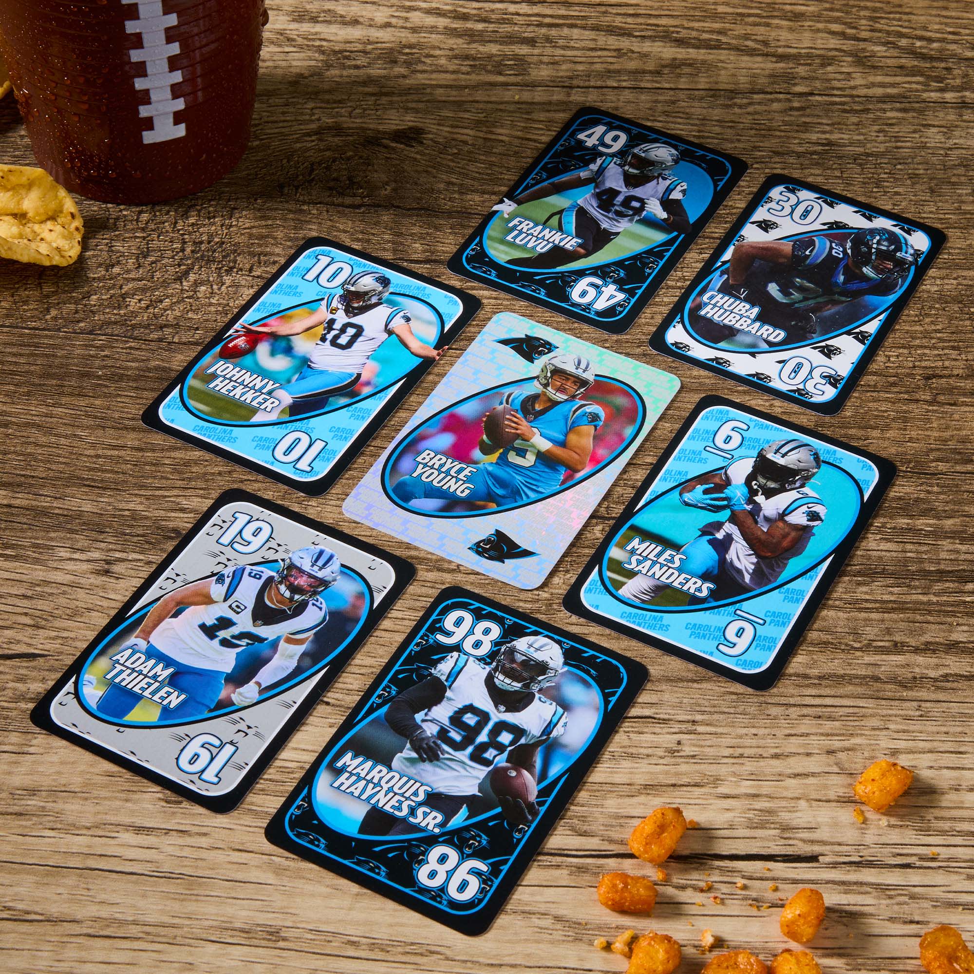 UNO Fandom NFL Carolina Panthers Game Deck