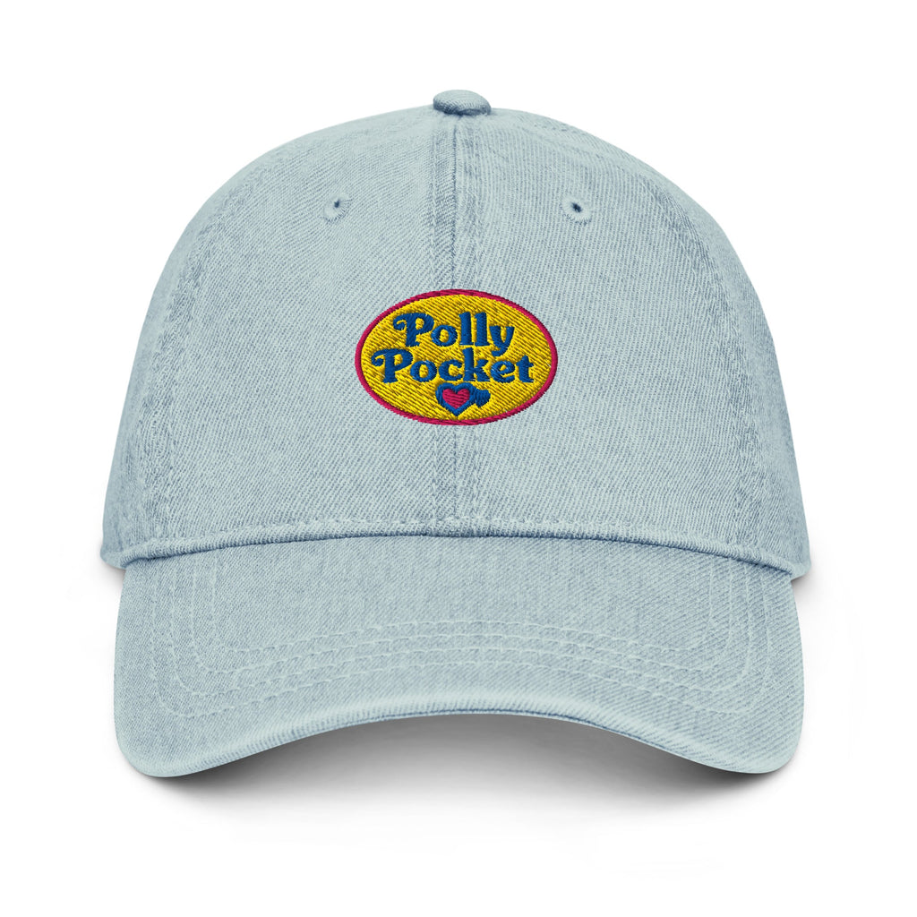 Polly Pocket Logo Light Blue Denim Hat