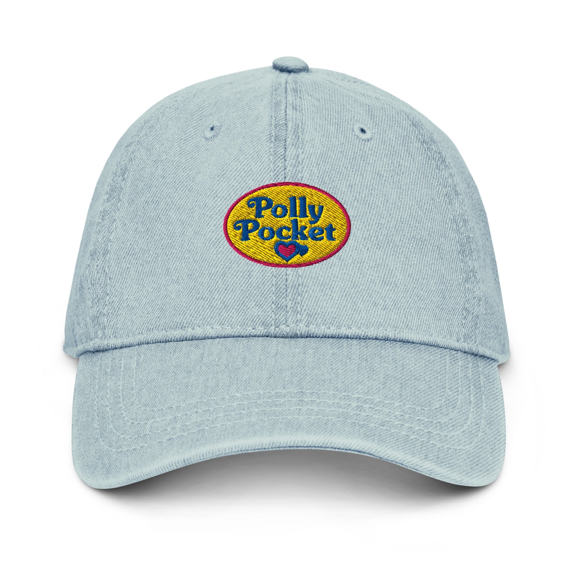 Polly Pocket Logo Light Blue Denim Hat