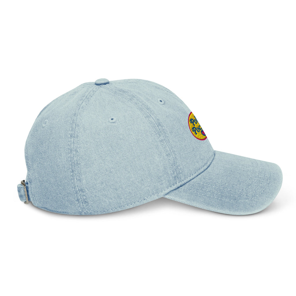 Polly Pocket Logo Light Blue Denim Hat
