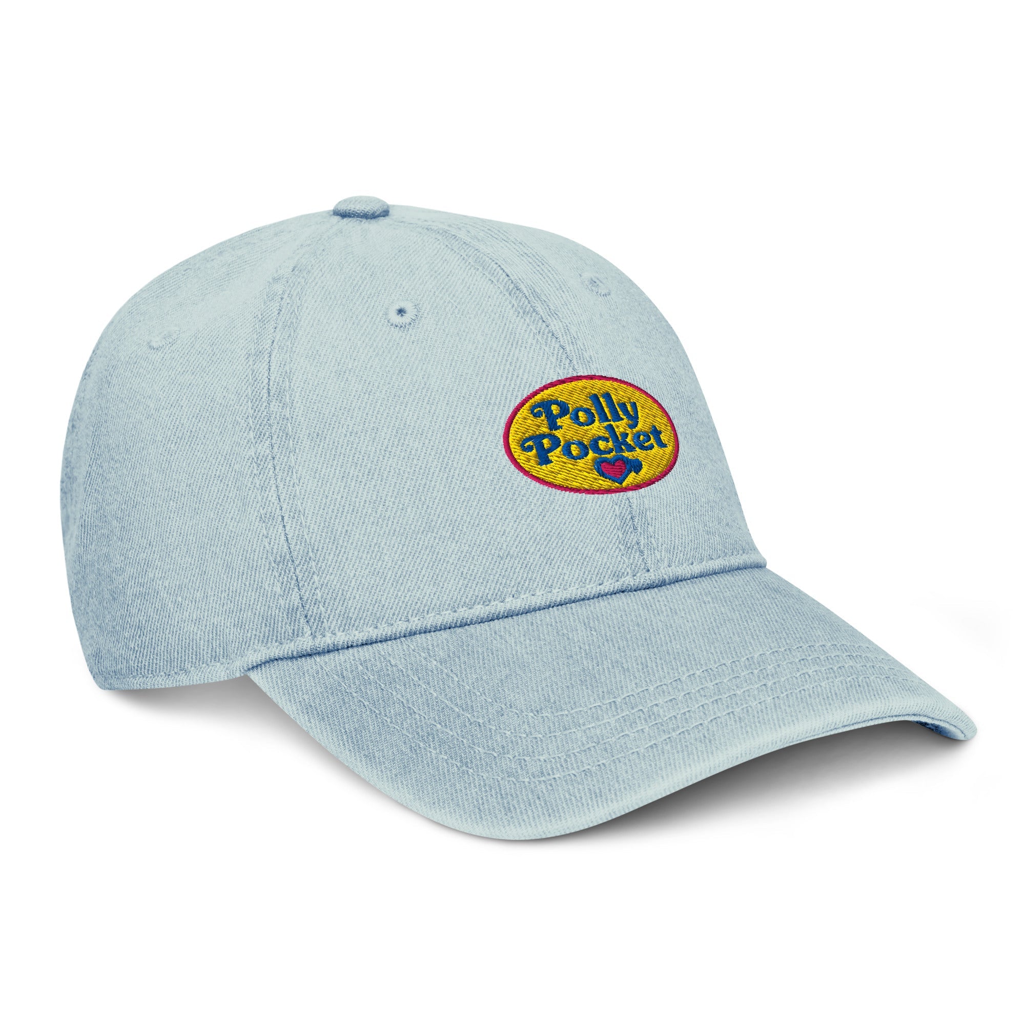 Polly Pocket Logo Light Blue Denim Hat