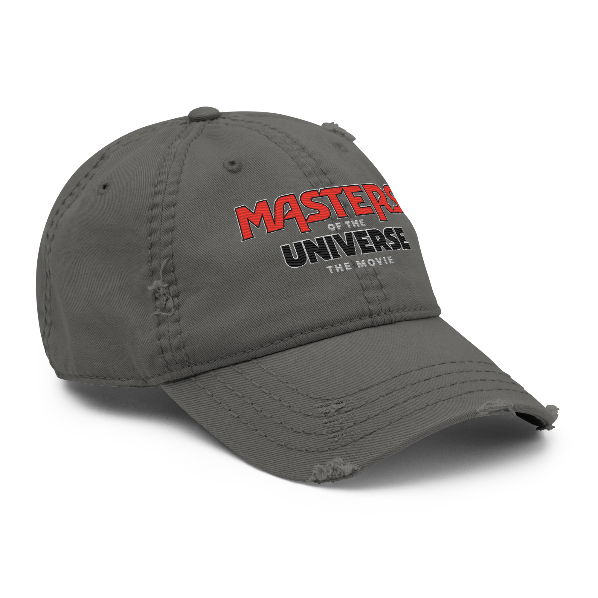 Masters of the Universe The Movie Logo Grey Dad Hat