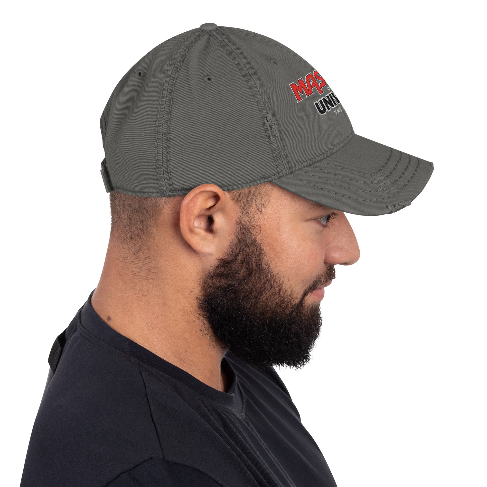 Masters of the Universe The Movie Logo Grey Dad Hat