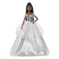 2021 Holiday Barbie Doll, Brunette Braids