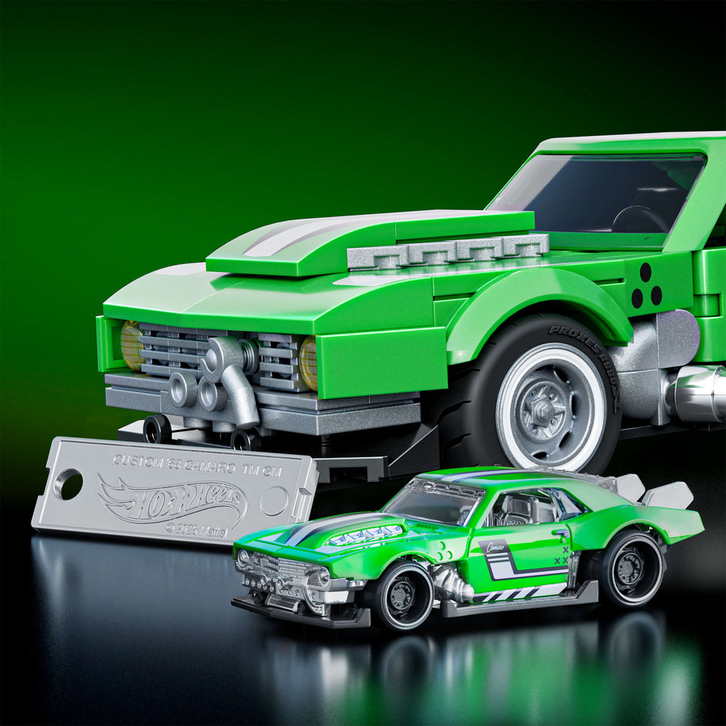 Mattel Brick Shop Hot Wheels Custom ’68 Camaro Building Set