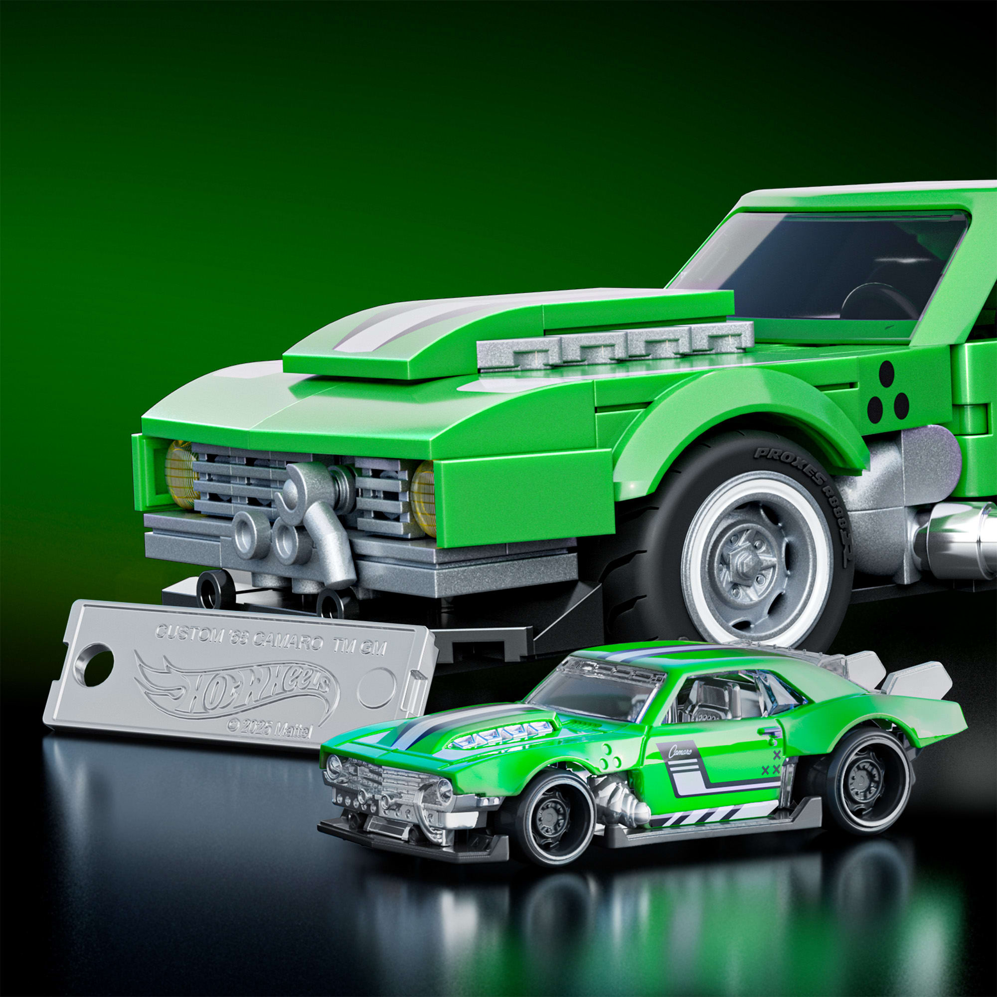 Mattel Brick Shop Hot Wheels Custom ’68 Camaro Building Set